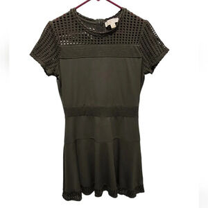 Michael Kors size M Mesh olive green dress Size Medium